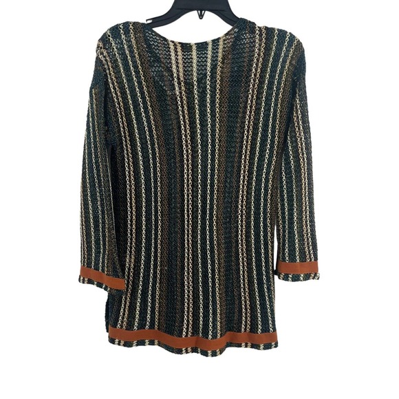 Soft Surroundings Open Knit Sweater Petite Small - Picture 3 of 5